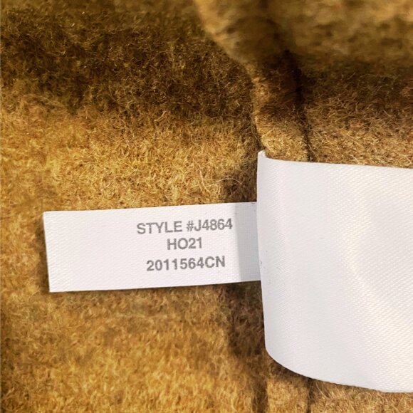 J Crew Italian Boiled Wool Toapcoat, Size 14 - Picture 11 of 13